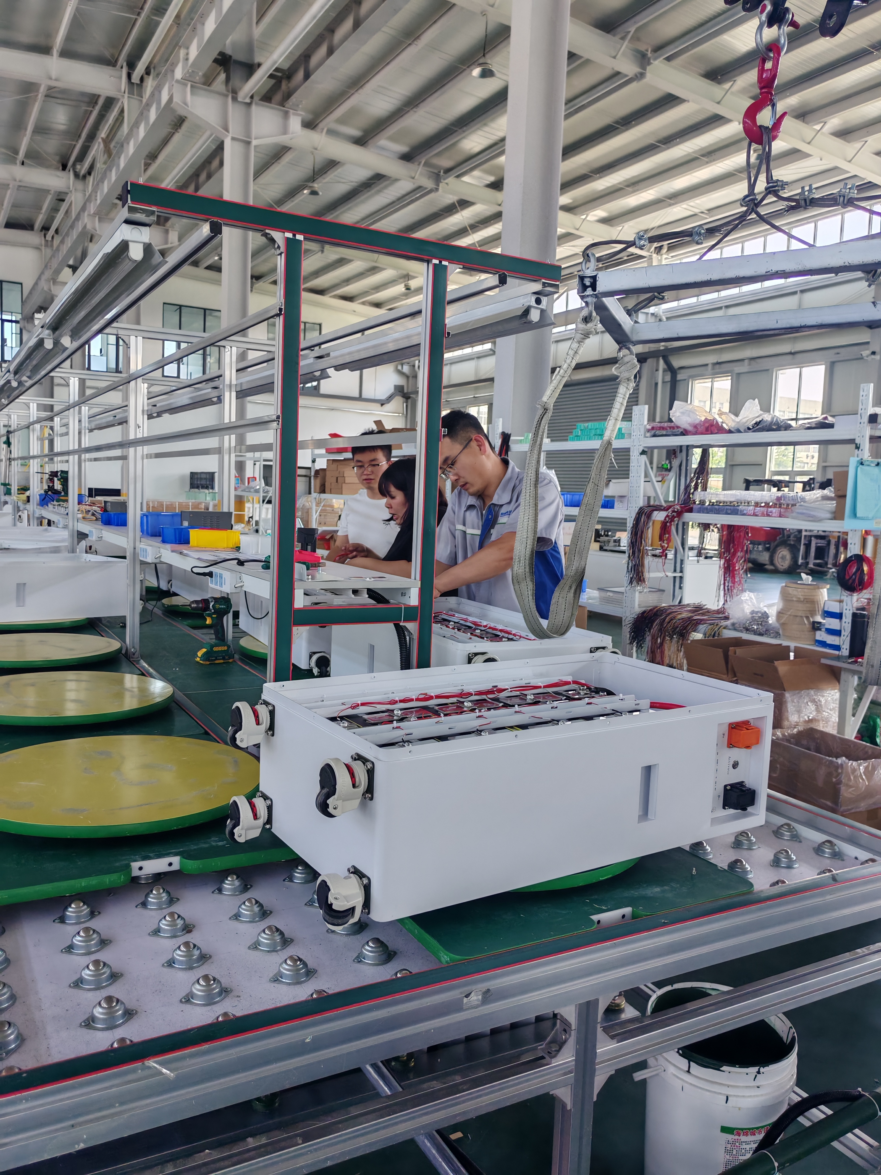 Energy storage production line
